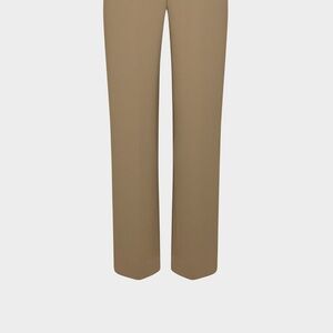 Aritzia Limitless Tan Wide Leg Trousers